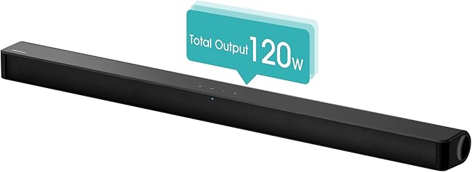 Nein Auslaufartikel (Produktion durch Hisense HS205G 2.0 Soundbar 120W mit DTS Virtual:X, Bluetooth 5.0, HDMI ARC, USB, Optisch, Equalizer, Wandmontage möglich