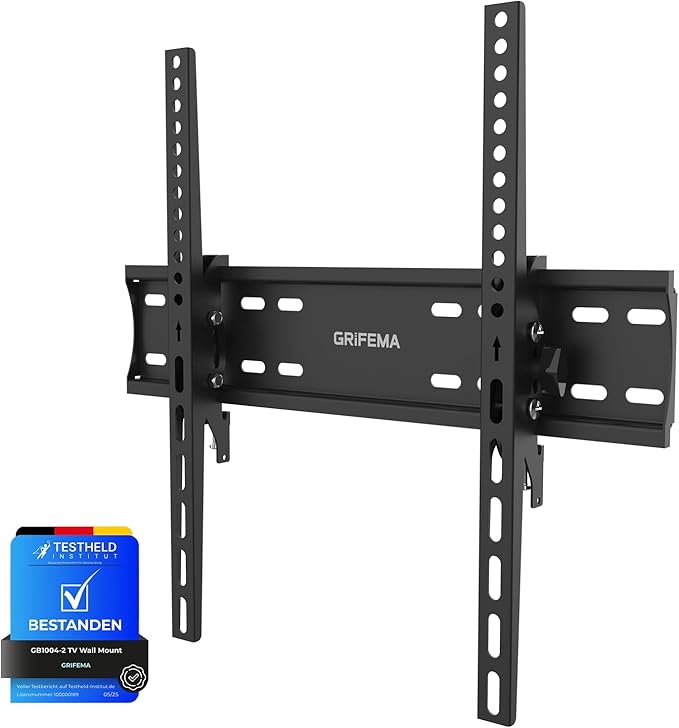 Ibergrif Griferias SL GB1004-2 TV Wandhalterung für 26-65 Zoll Fernseher bis 50kg, neigbar, VESA 400x400mm
