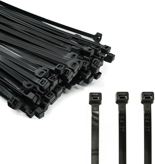 ERKO Sp. z o.o. Sp. K. ERKO Kabelbinder Set 100 Stück 200 x 4,8 mm UV-beständig für Kabelmanagement, Garten & Werkstatt – 200-UVC