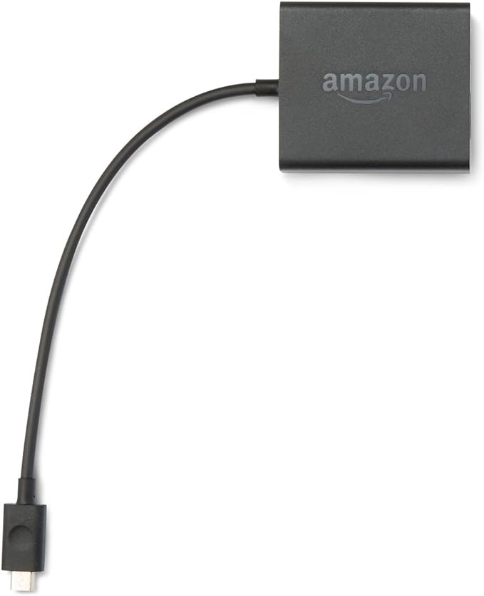 Amazon Ethernetadapter für Fire TV Stick & Cube - Kabelgebundene LAN-Verbindung für stabiles Streaming – 006017