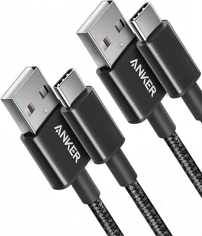 Nein Auslaufartikel (Produktion durch Anker USB C Kabel A8172 Nylon Schnellladekabel für Samsung Galaxy iPhone iPad MacBook